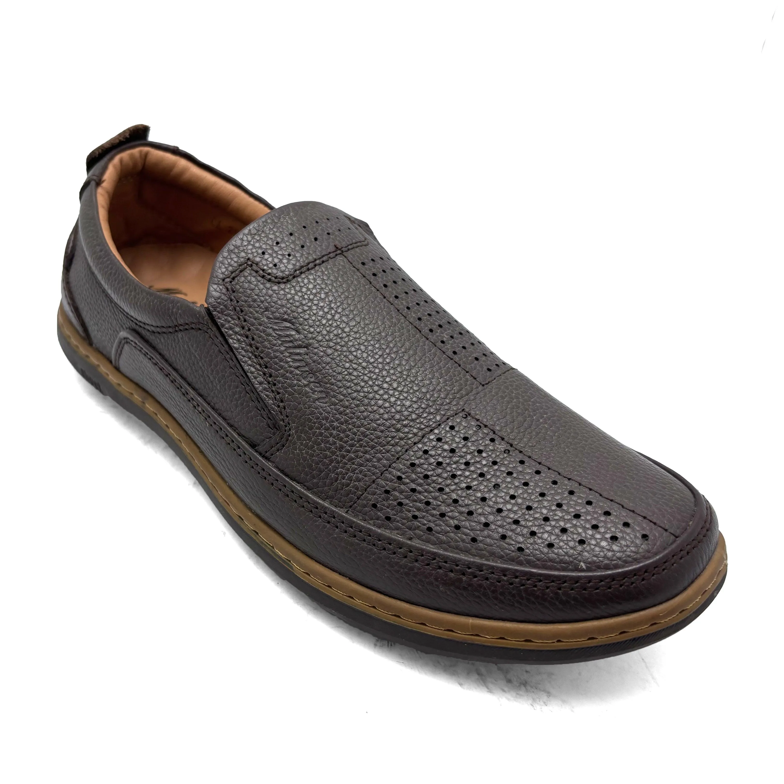 Brown Casual Slip On