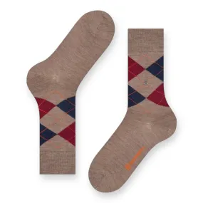 Burlington Edinburgh Men Socks Pebble