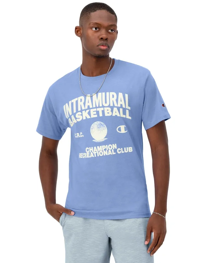 Champion Classic Graphic T-Shirt, Intramural Basketball Plaster Blue GT23H 586Q8B R8Y