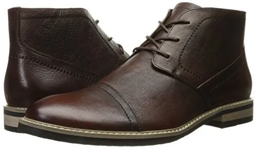 ENGLISH LAUNDRY MEN'S HUNT CHUKKA BOOT, COGNAC, 8 M US