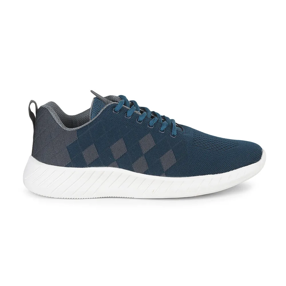 Force 10 Sports Lace Up Shoes For Men (T.Blue) BONZA-1 BY Liberty