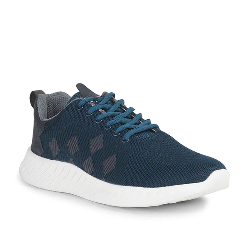 Force 10 Sports Lace Up Shoes For Men (T.Blue) BONZA-1 BY Liberty