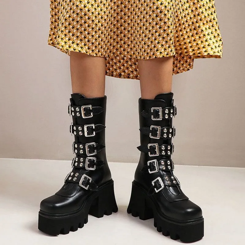 Mid-Calf Ellen Boots