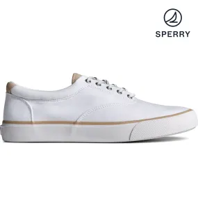 Sperry Men's Striper II CVO SeaCycled™  Twill Sneaker - White (STS25141)