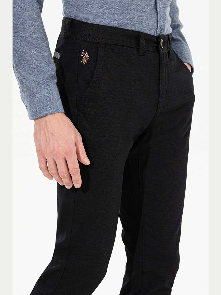 Here’s an optimized title for the e-commerce product:

US Polo Assn Mens Classic Fit Black Chino Pants - Model VR046 USPCH104

This title includes relevant keywords and modifiers to enhance visibility and attract potential buyers.